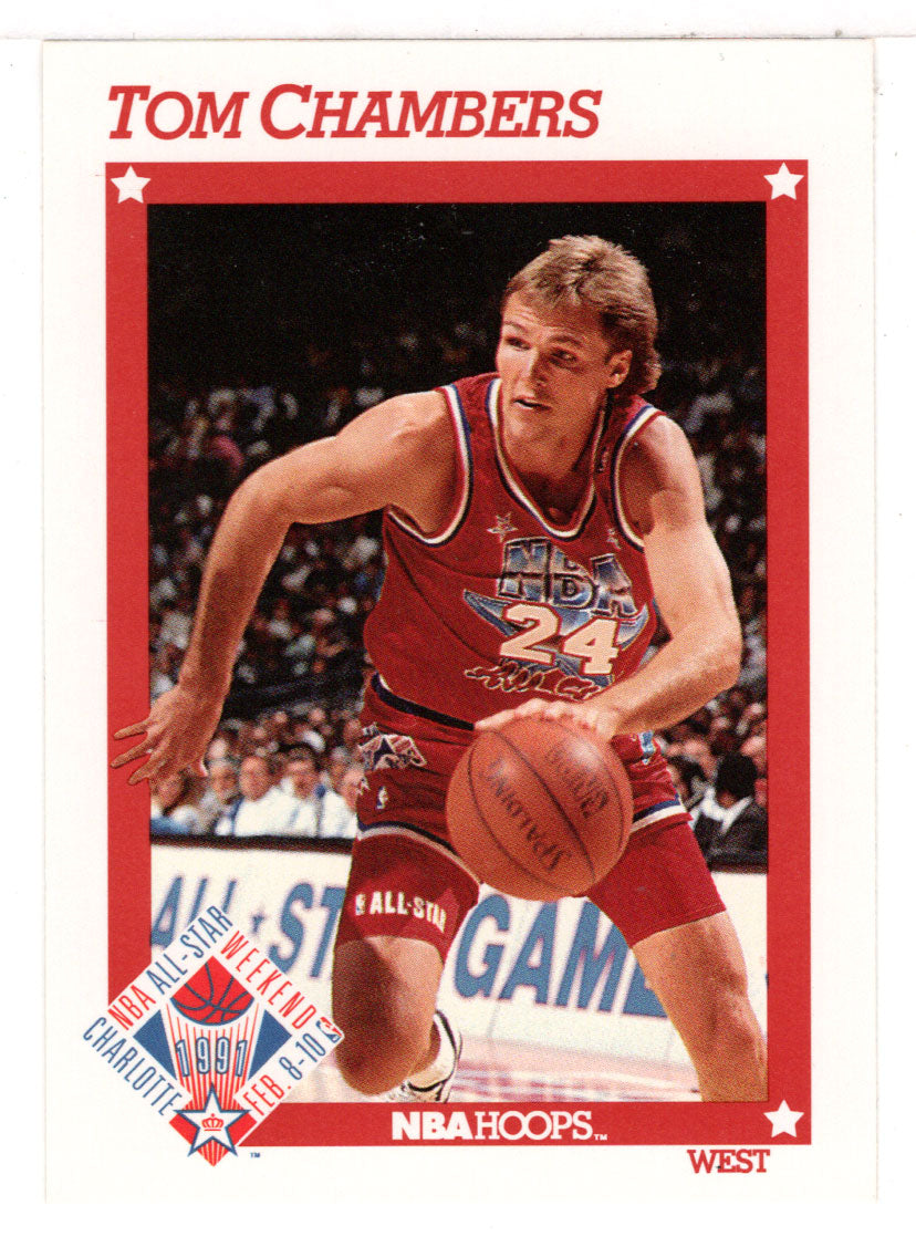 Tom Chambers - Phoenix Suns - All-Star Game (NBA Basketball Card) 1991-92 Hoops # 261 Mint