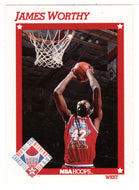 James Worthy - Los Angeles Lakers - All-Star Game (NBA Basketball Card) 1991-92 Hoops # 272 Mint