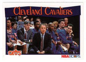 Cleveland Cavaliers Team Card (NBA Basketball Card) 1991-92 Hoops # 278 Mint