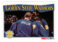 Golden State Warriors Team Card (NBA Basketball Card) 1991-92 Hoops # 282 Mint