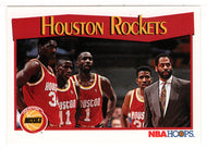 Houston Rockets Team Card (NBA Basketball Card) 1991-92 Hoops # 283 Mint