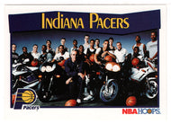 Indiana Pacers Team Card (NBA Basketball Card) 1991-92 Hoops # 284 Mint