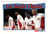 Los Angeles Clippers Team Card (NBA Basketball Card) 1991-92 Hoops # 285 Mint