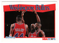 Washington Bullets Team Card (NBA Basketball Card) 1991-92 Hoops # 300 Mint