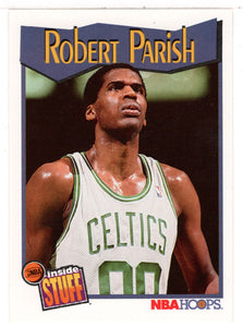 Robert Parish - Boston Celtics - Inside Stuff (NBA Basketball Card) 1991-92 Hoops # 305 Mint