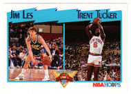 Jim Les - Trent Tucker - Sacramento Kings - New York Knicks - League Leaders (NBA Basketball Card) 1991-92 Hoops # 307 Mint
