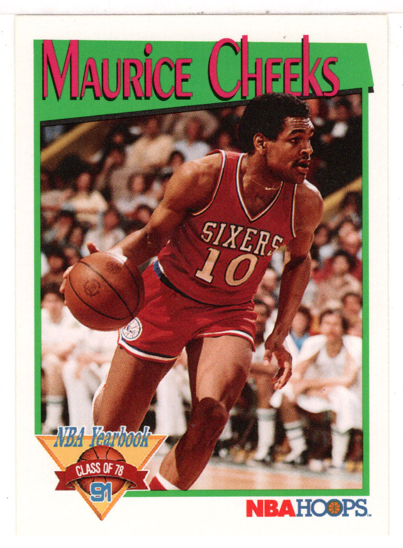 Maurice Cheeks - Philadelphia 76ers - Looking Back (NBA Basketball Card) 1991-92 Hoops # 320 Mint
