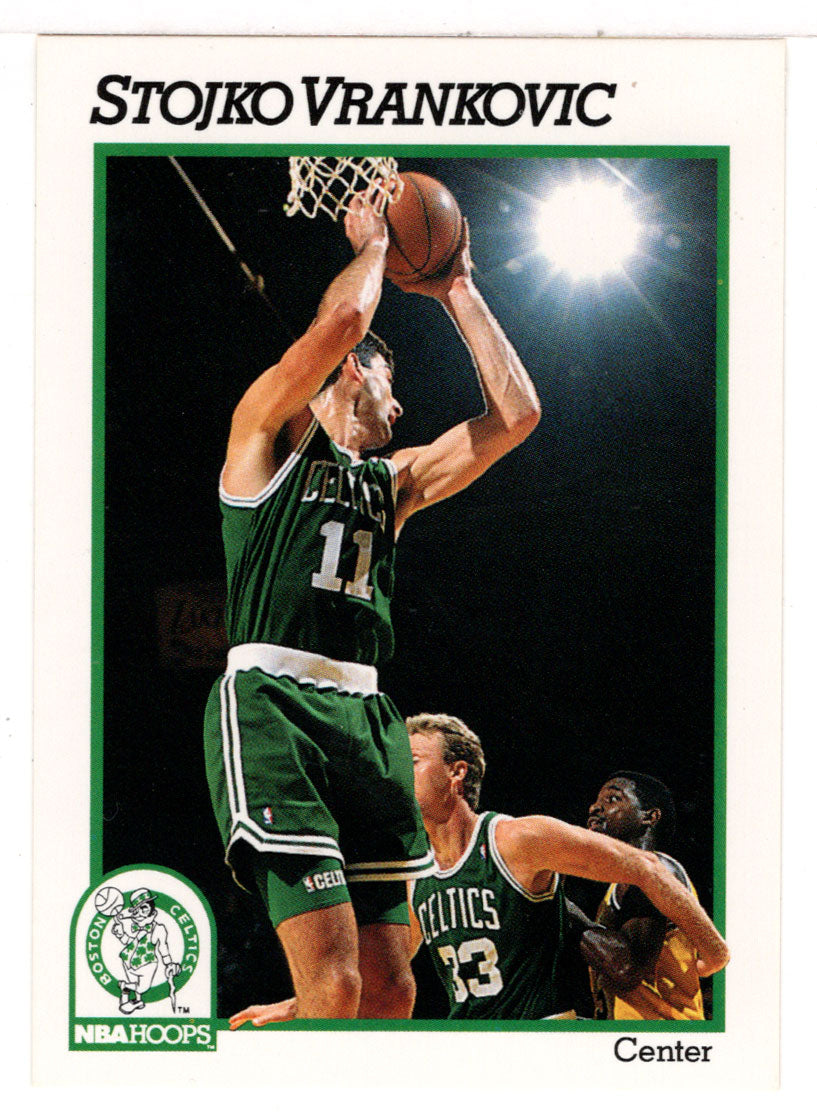 Stojko Vrankovic - Boston Celtics (NBA Basketball Card) 1991-92 Hoops # 341 Mint