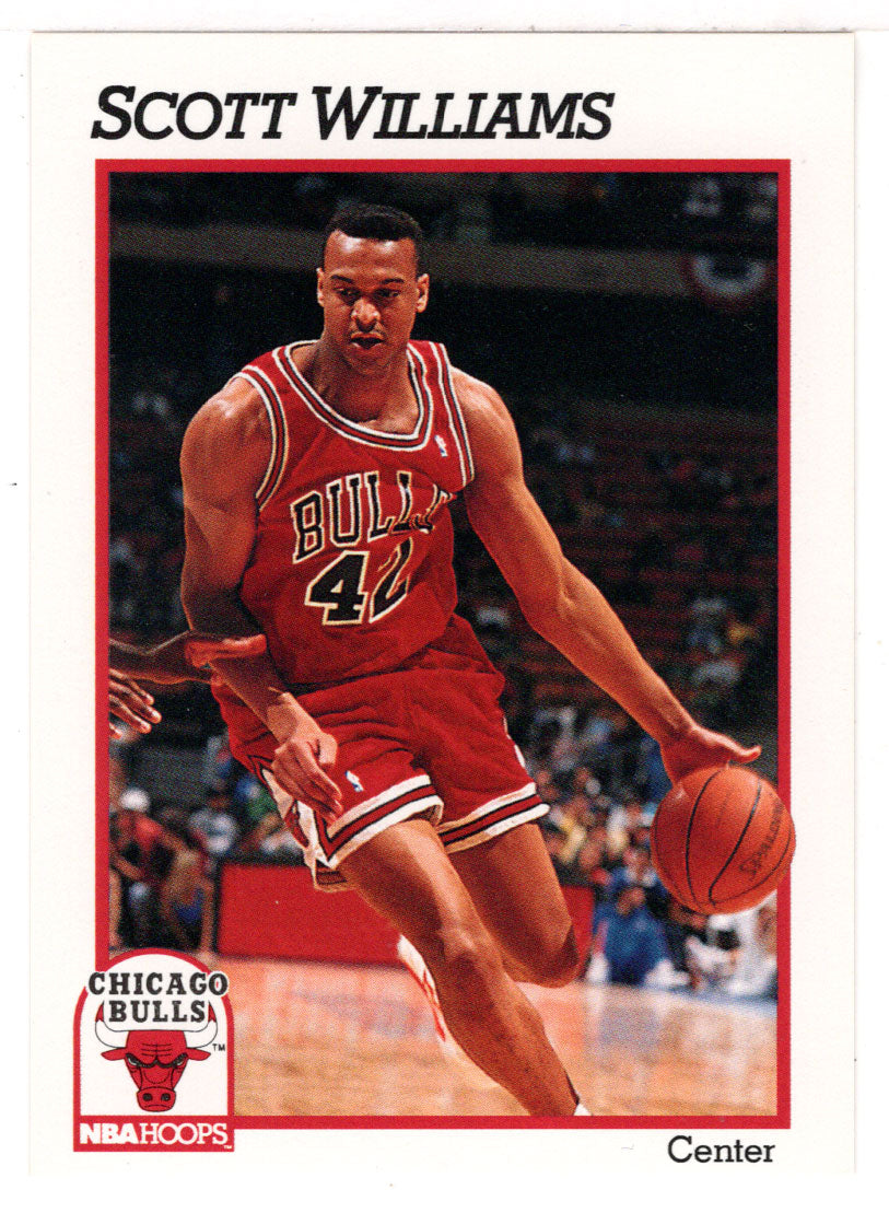 Scott Williams RC - Chicago Bulls (NBA Basketball Card) 1991-92 Hoops # 346 Mint