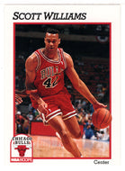 Scott Williams RC - Chicago Bulls (NBA Basketball Card) 1991-92 Hoops # 346 Mint