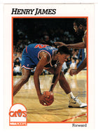 Henry James - Cleveland Cavaliers (NBA Basketball Card) 1991-92 Hoops # 349 Mint