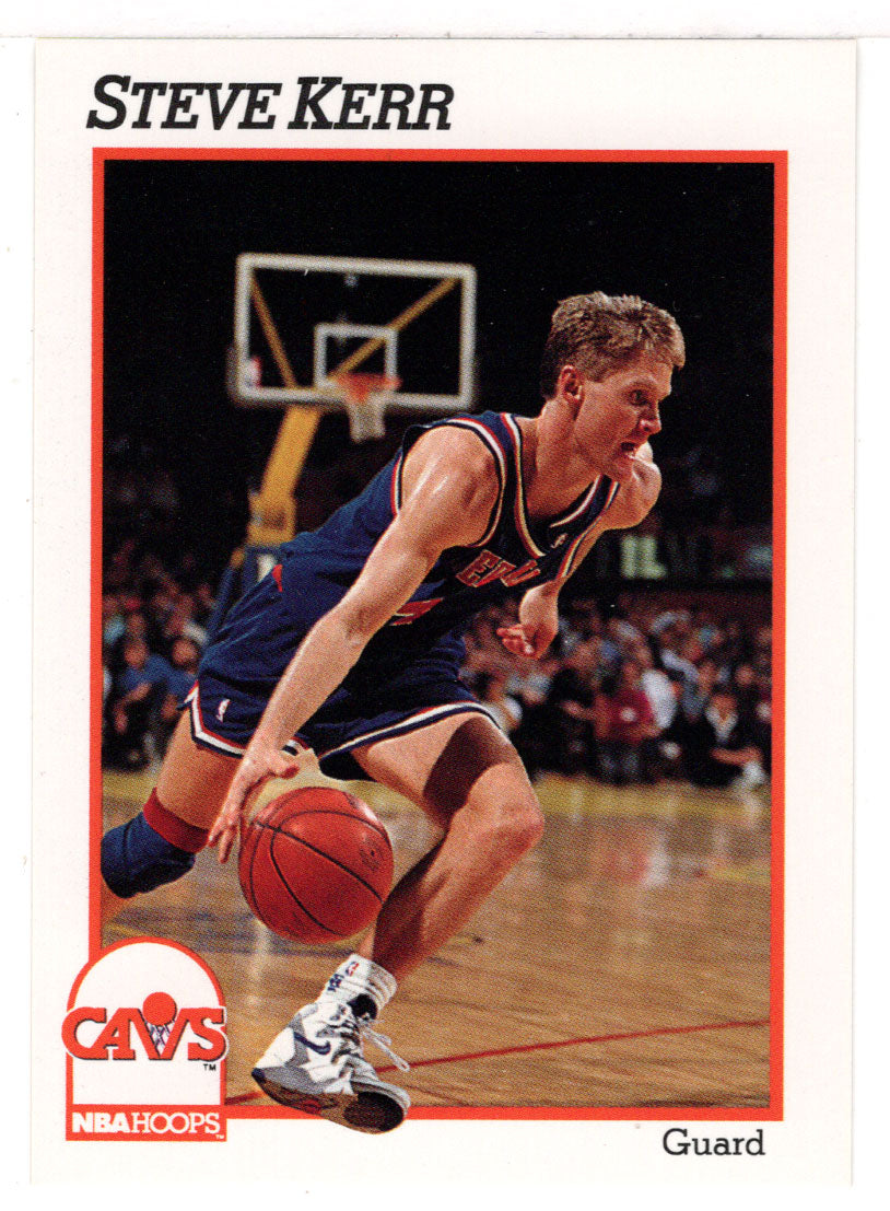 Steve Kerr - Cleveland Cavaliers (NBA Basketball Card) 1991-92 Hoops # 350 Mint