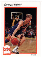 Steve Kerr - Cleveland Cavaliers (NBA Basketball Card) 1991-92 Hoops # 350 Mint