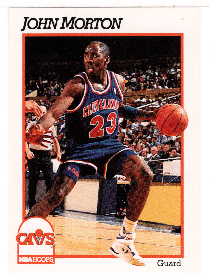 John Morton - Cleveland Cavaliers (NBA Basketball Card) 1991-92 Hoops # 351 Mint