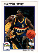 Walter Davis - Denver Nuggets (NBA Basketball Card) 1991-92 Hoops # 356 Mint