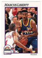 Marcus Liberty - Denver Nuggets (NBA Basketball Card) 1991-92 Hoops # 359 Mint