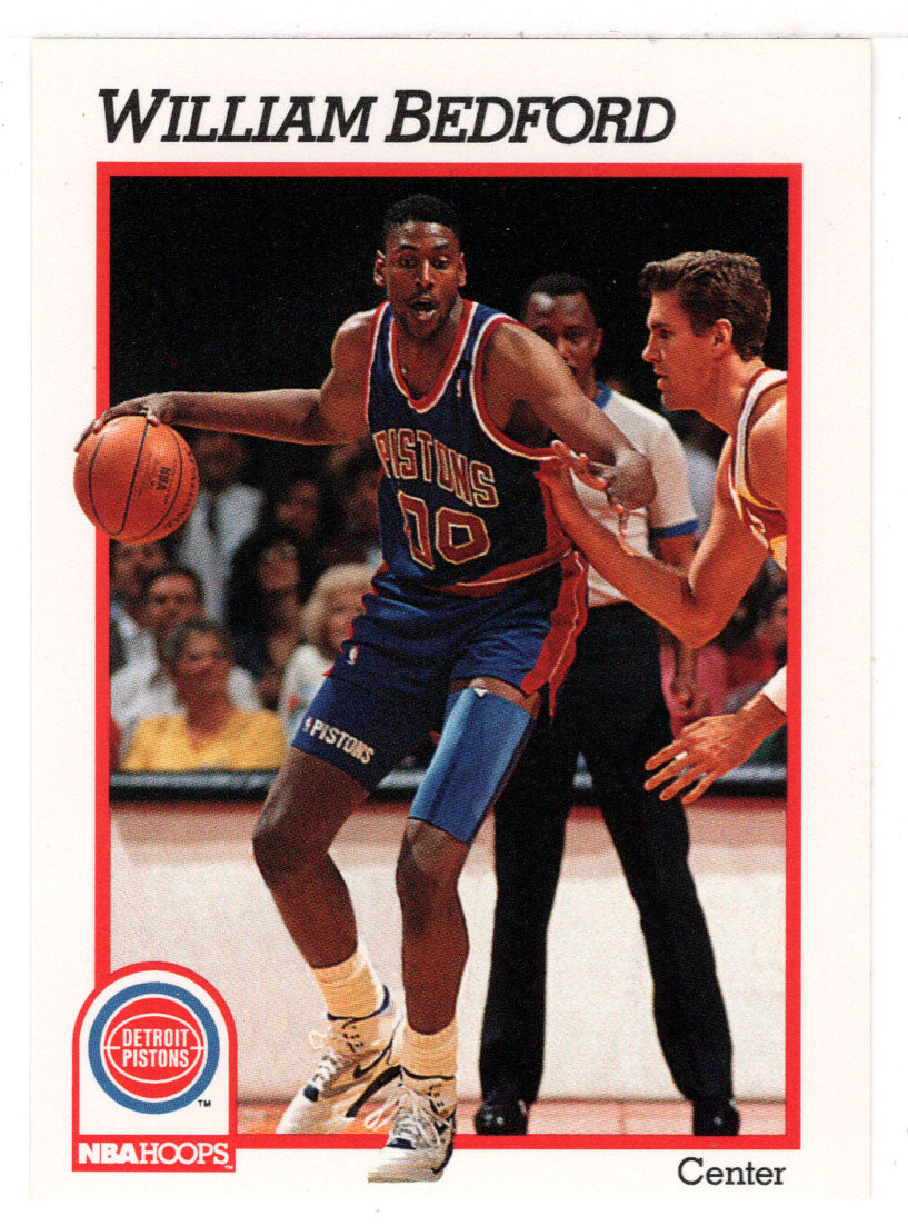 William Bedford - Detroit Pistons (NBA Basketball Card) 1991-92 Hoops # 360 Mint