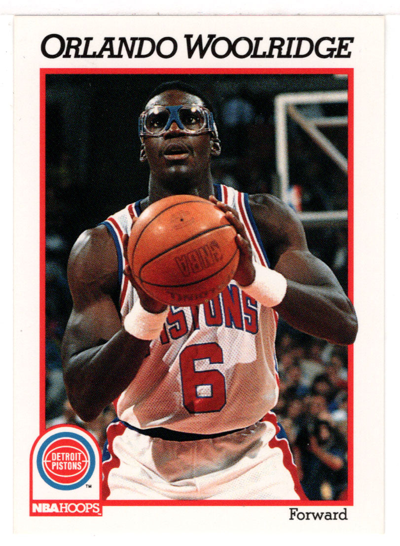 Orlando Woolridge - Detroit Pistons (NBA Basketball Card) 1991-92 Hoops # 364 Mint