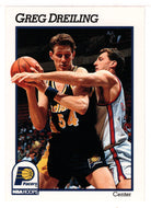 Greg Dreiling - Indiana Pacers (NBA Basketball Card) 1991-92 Hoops # 372 Mint