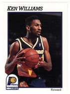 Ken Williams - Indiana Pacers (NBA Basketball Card) 1991-92 Hoops # 374 Mint