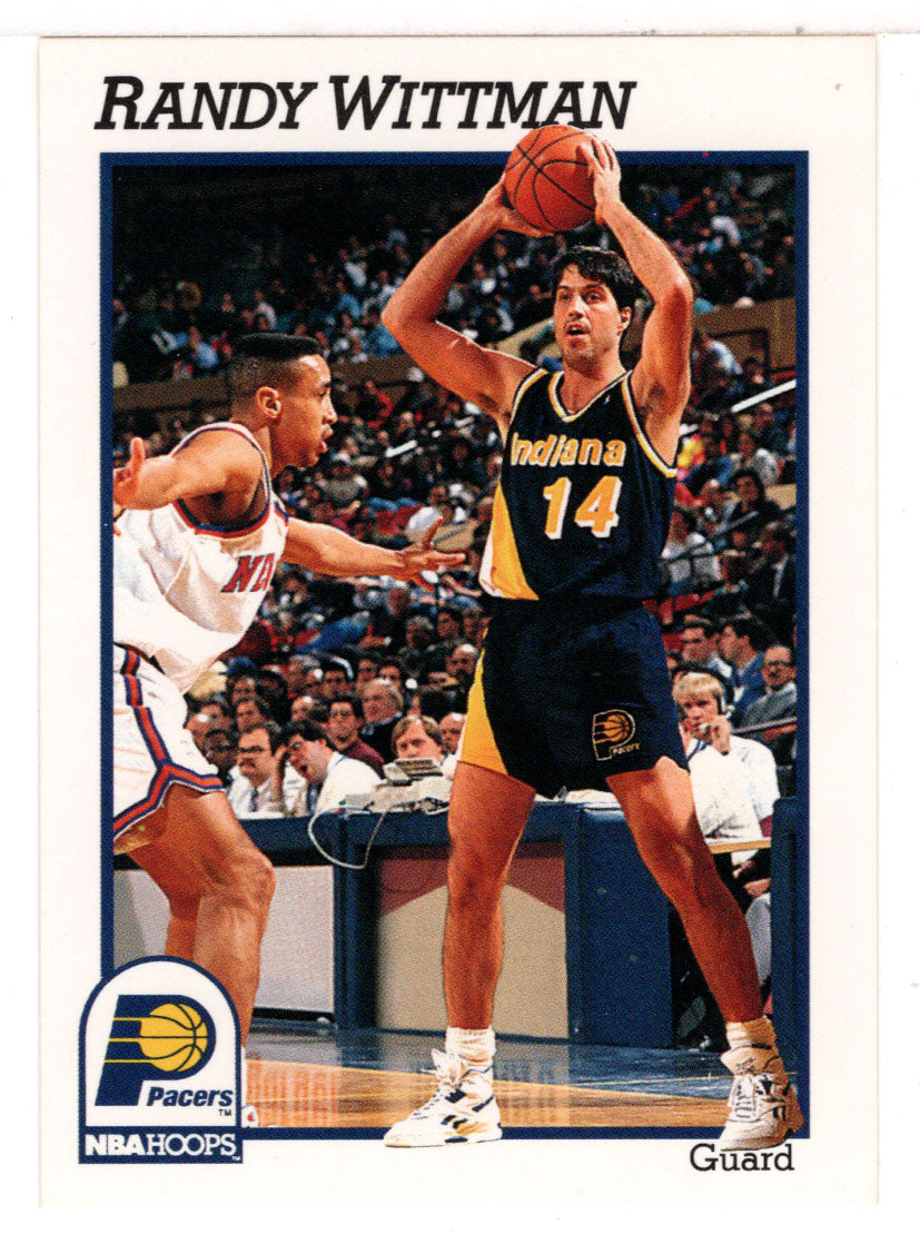 Randy Wittman - Indiana Pacers (NBA Basketball Card) 1991-92 Hoops # 375 Mint