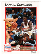 Lanard Copeland - Los Angeles Clippers (NBA Basketball Card) 1991-92 Hoops # 377 Mint