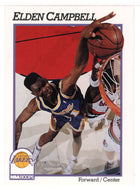 Elden Campbell - Los Angeles Lakers (NBA Basketball Card) 1991-92 Hoops # 382 Mint