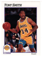 Tony Smith - Los Angeles Lakers (NBA Basketball Card) 1991-92 Hoops # 384 Mint