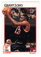 Grant Long - Miami Heat (NBA Basketball Card) 1991-92 Hoops # 387 Mint