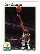 Jeff Grayer - Milwaukee Bucks (NBA Basketball Card) 1991-92 Hoops # 391 Mint