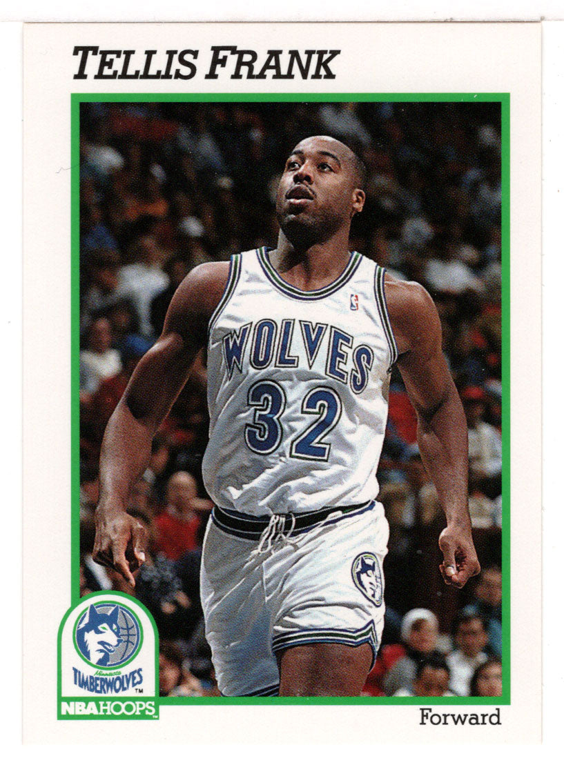 Tellis Frank - Minnesota Timberwolves (NBA Basketball Card) 1991-92 Hoops # 396 Mint
