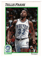 Tellis Frank - Minnesota Timberwolves (NBA Basketball Card) 1991-92 Hoops # 396 Mint