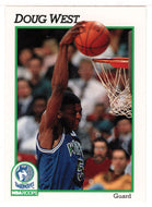 Doug West - Minnesota Timberwolves (NBA Basketball Card) 1991-92 Hoops # 397 Mint