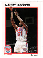 Rafael Addison RC - New Jersey Nets (NBA Basketball Card) 1991-92 Hoops # 398 Mint