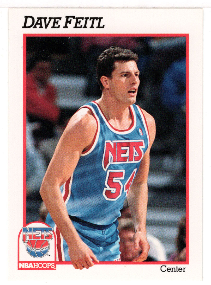Dave Feitl RC - New Jersey Nets (NBA Basketball Card) 1991-92 Hoops # 399 Mint