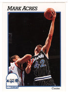 Mark Acres - Orlando Magic (NBA Basketball Card) 1991-92 Hoops # 407 Mint