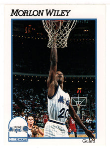 Morlon Wiley - Orlando Magic (NBA Basketball Card) 1991-92 Hoops # 410 Mint