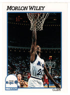 Morlon Wiley - Orlando Magic (NBA Basketball Card) 1991-92 Hoops # 410 Mint