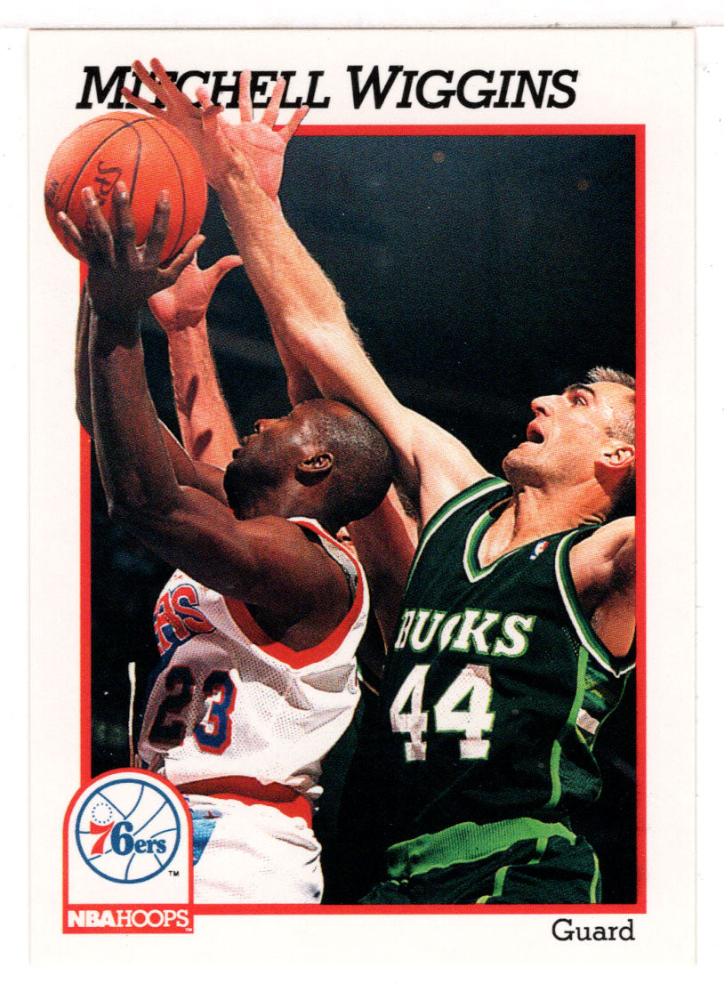 Mitchell Wiggins - Philadelphia 76ers (NBA Basketball Card) 1991-92 Hoops # 415 Mint
