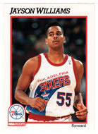 Jayson Williams - Philadelphia 76ers (NBA Basketball Card) 1991-92 Hoops # 416 Mint
