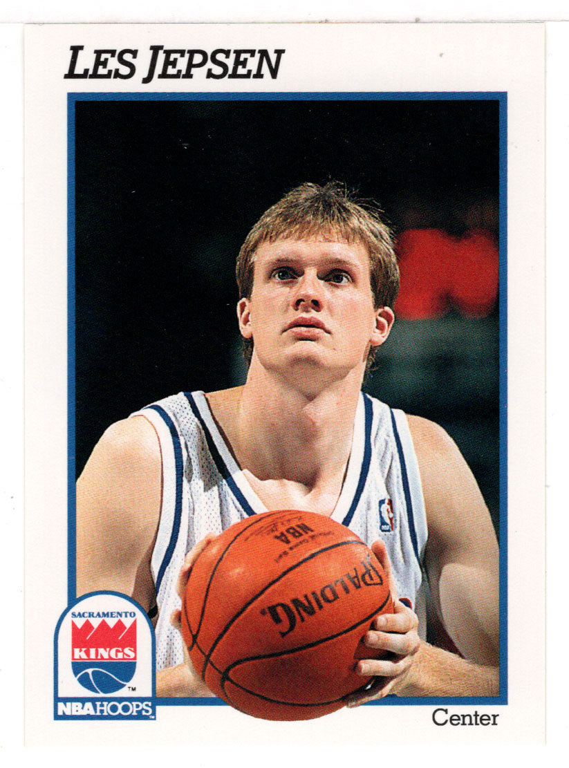 Les Jepsen - Sacramento Kings (NBA Basketball Card) 1991-92 Hoops # 427 Mint