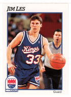 Jim Les RC - Sacramento Kings (NBA Basketball Card) 1991-92 Hoops # 428 Mint