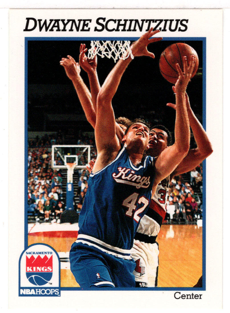 Dwayne Schintzius - Sacramento Kings (NBA Basketball Card) 1991-92 Hoops # 430 Mint