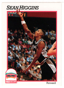 Sean Higgins RC - San Antonio Spurs (NBA Basketball Card) 1991-92 Hoops # 435 Mint