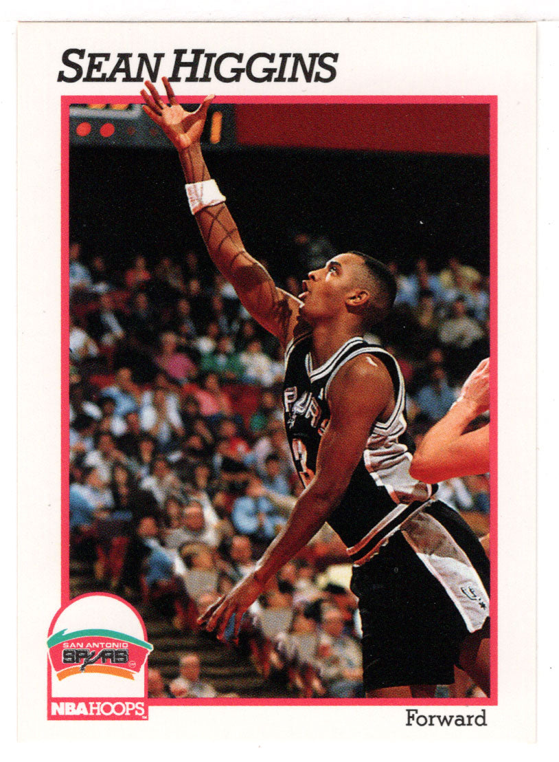Sean Higgins RC - San Antonio Spurs (NBA Basketball Card) 1991-92 Hoops # 435 Mint