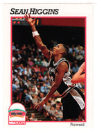 Sean Higgins RC - San Antonio Spurs (NBA Basketball Card) 1991-92 Hoops # 435 Mint