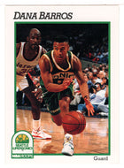 Dana Barros - Seattle SuperSonics (NBA Basketball Card) 1991-92 Hoops # 438 Mint