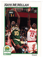 Nate McMillan - Seattle SuperSonics (NBA Basketball Card) 1991-92 Hoops # 441 Mint