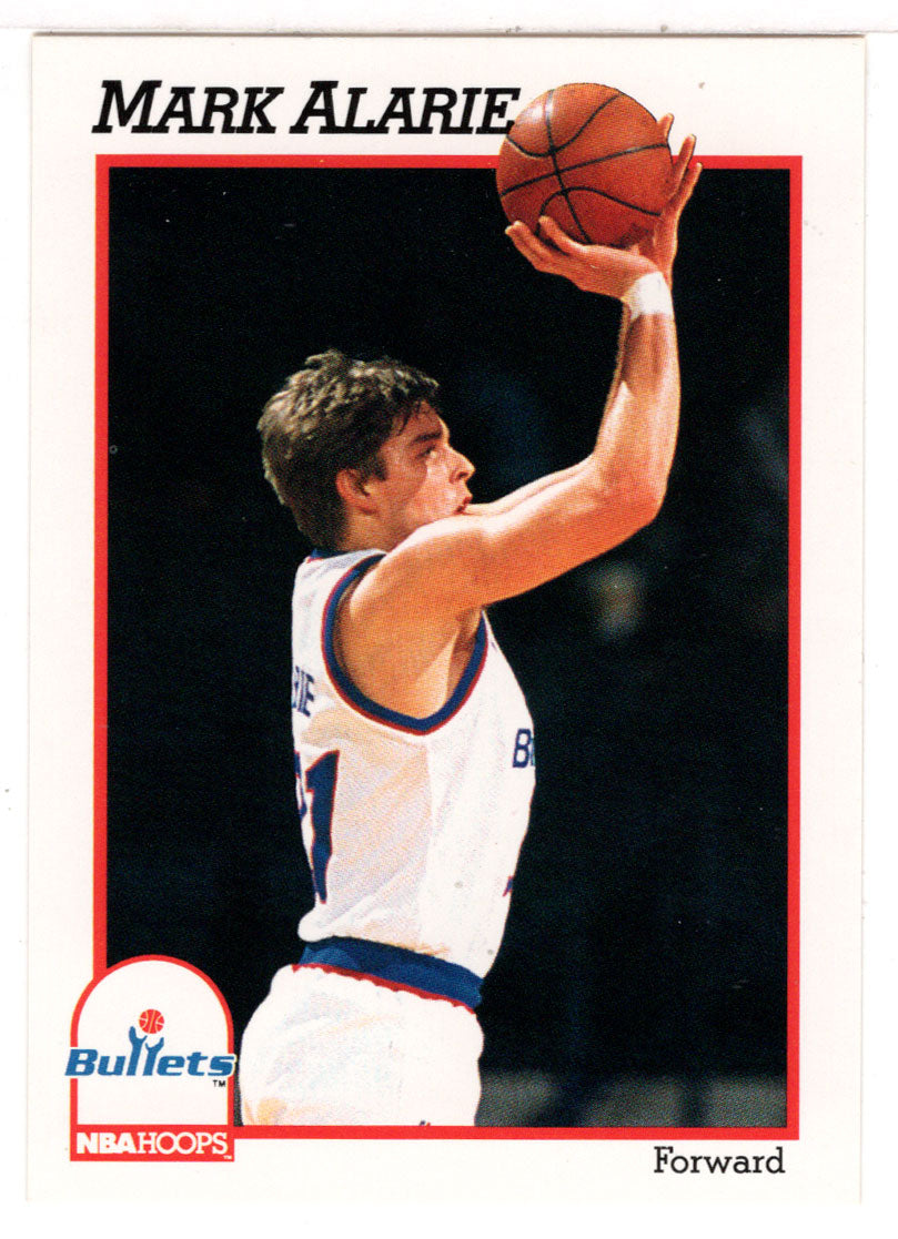 Mark Alarie - Washington Bullets (NBA Basketball Card) 1991-92 Hoops # 444 Mint