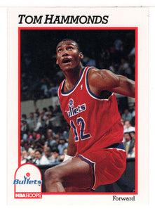 Tom Hammonds - Washington Bullets (NBA Basketball Card) 1991-92 Hoops # 446 Mint